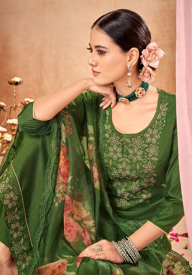 Maharani Ed 3 By Alok Suit Pure Viscose Embroidery Dress Material Wholesale Price In Surat